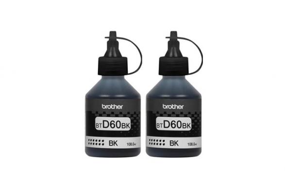 Оригинальные чернила для Brother BTD60BK Black (108 мл) - 2шт изображение