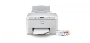 Цветной принтер Epson WorkForce Pro WF-5110DW с перезаправляемыми картриджами Цветной принтер Epson WorkForce Pro WF-5110DW с перезаправляемыми картриджами