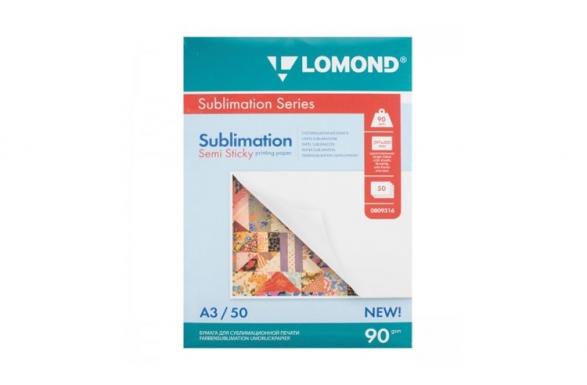 Сублимационная бумага  Lomond Sublimation A3 (100g) 50 листов, липкая (809316) изображение